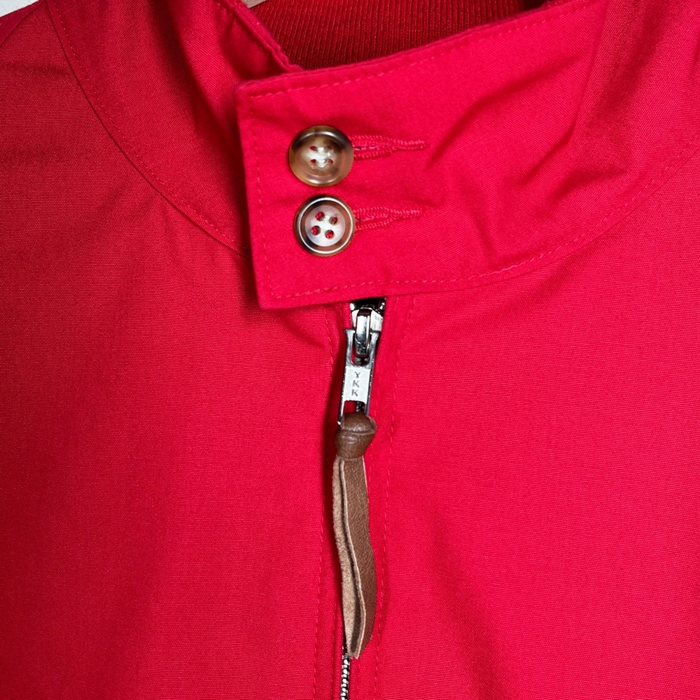Bullock & Jones Vintage Classic Poplin Barracuda Red Jacket Mens Size Medium - Picture 3 of 11